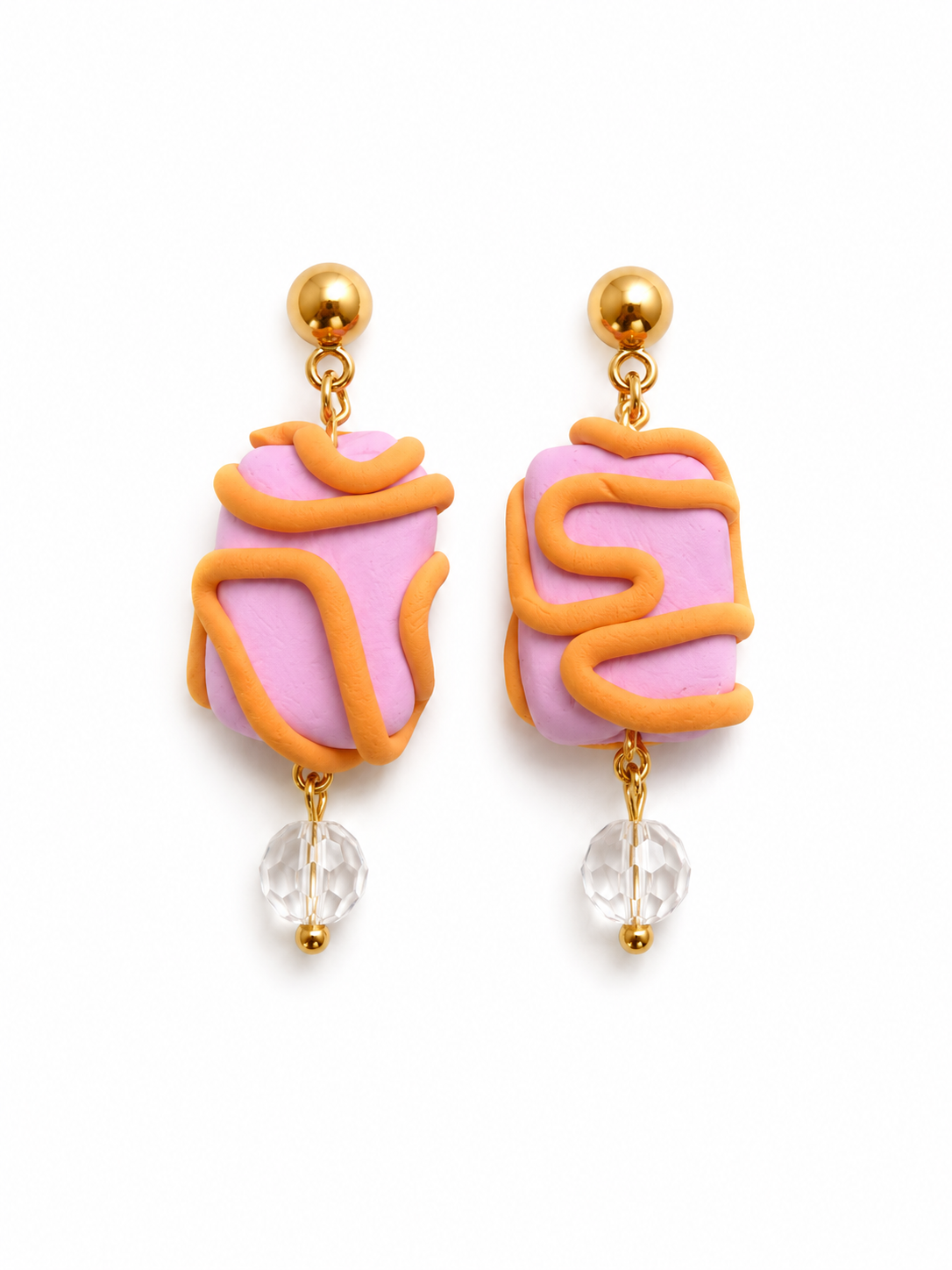 Campanitas rosa y naranja