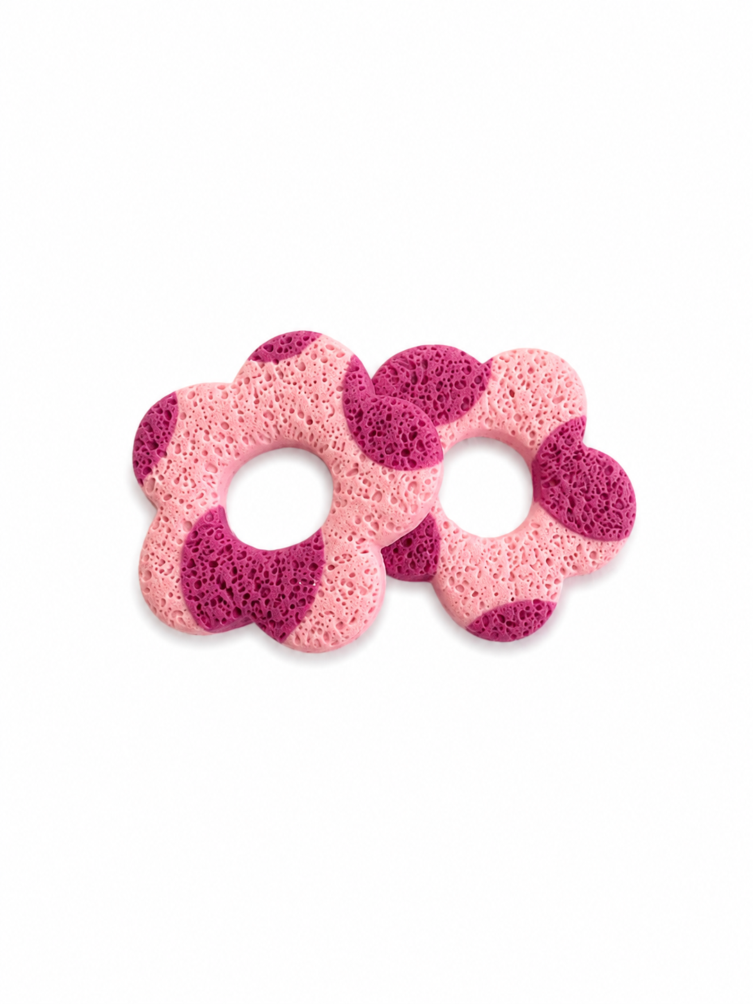 Charm flor rosa y morado