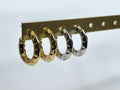 Pendientes aros sirconitas