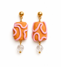 Campanitas naranja y rosa