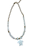 Collar tortuga blanco