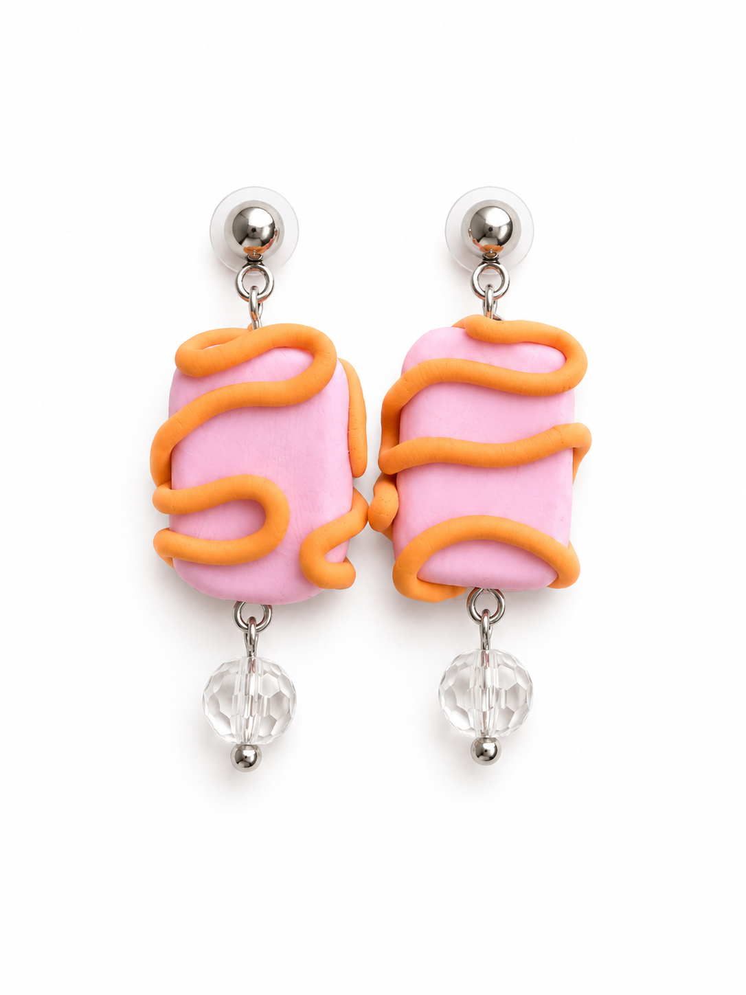 Campanitas rosa y naranja