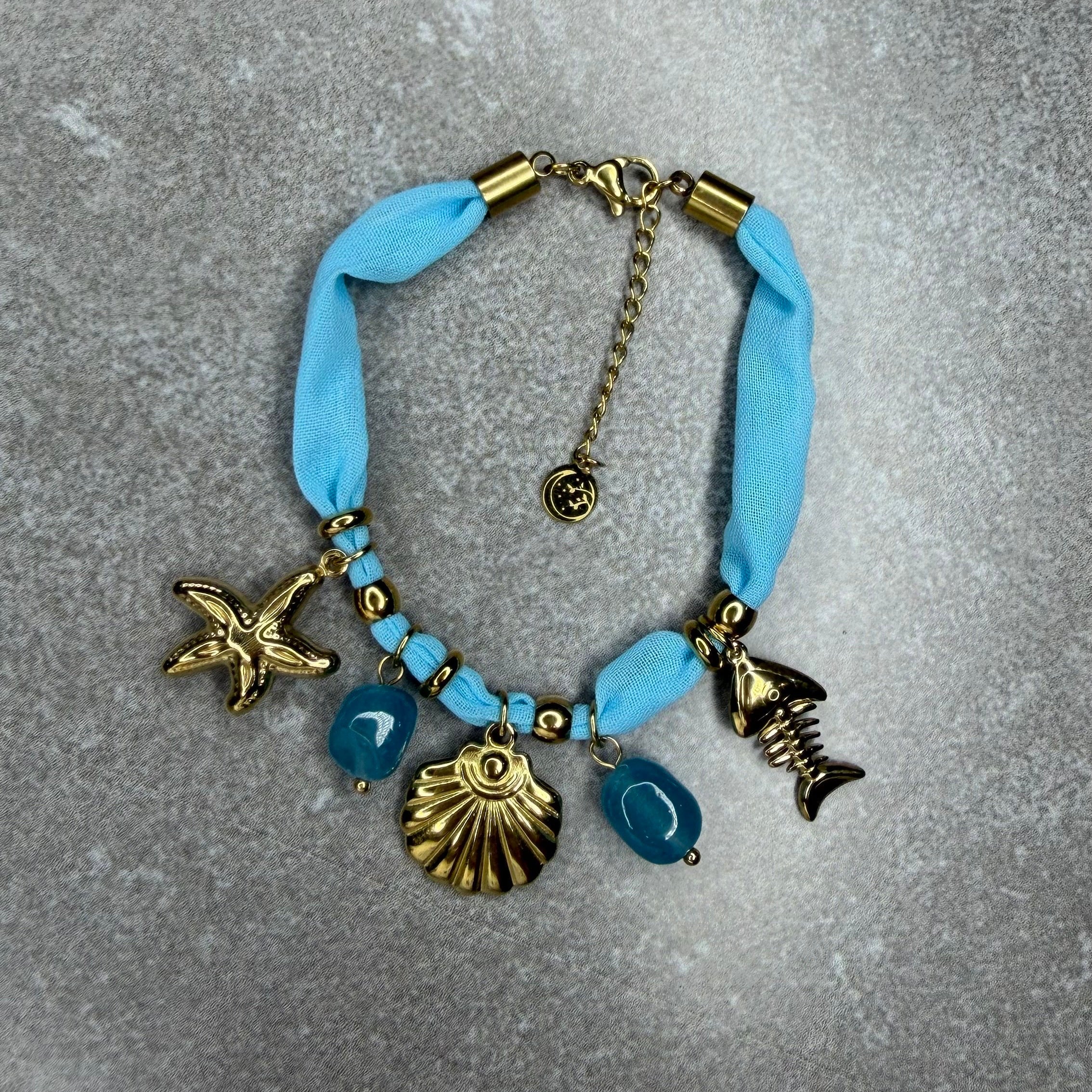 PULSERA MAR AZUL
