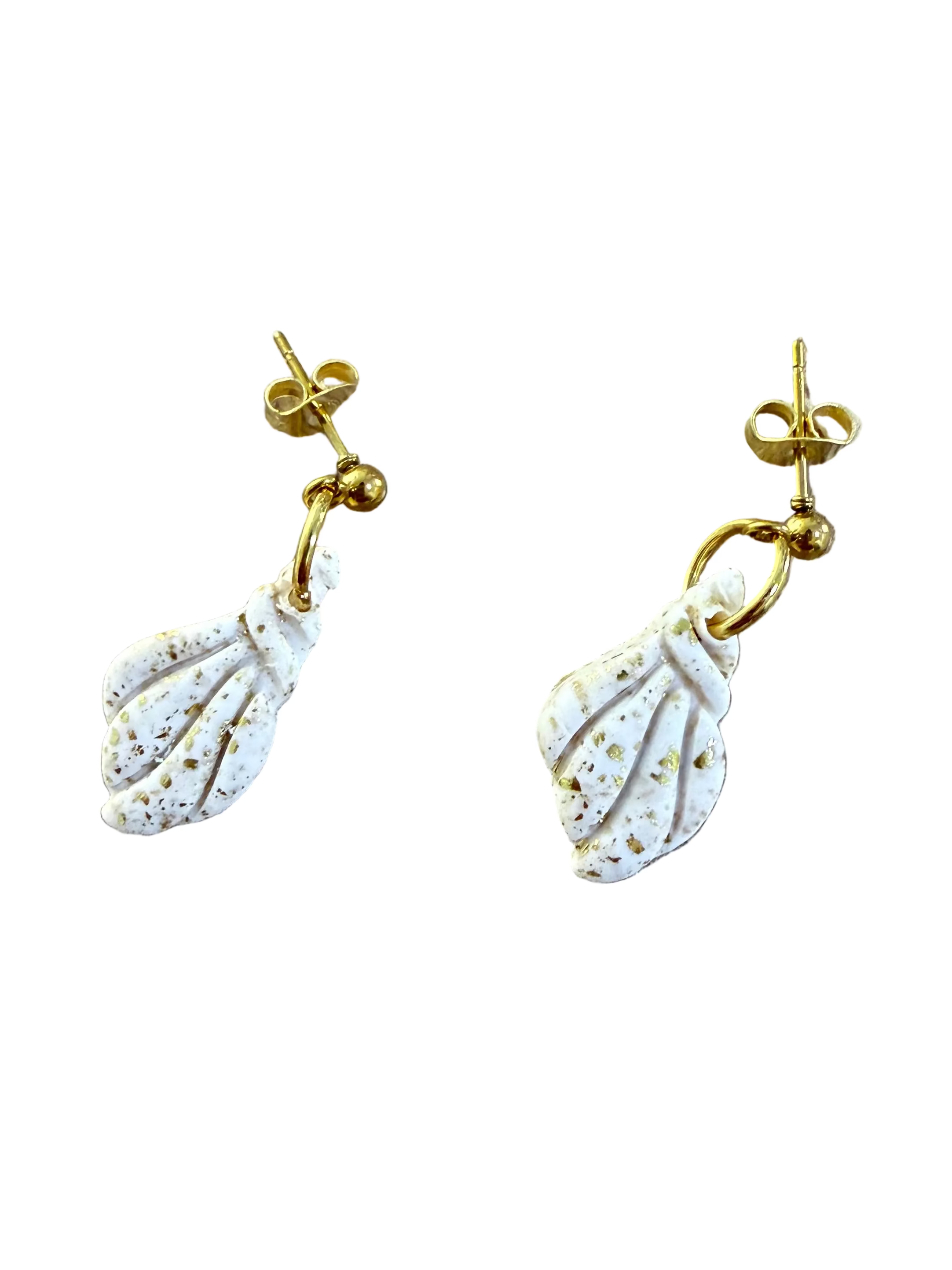 Pendientes Ariel blancos